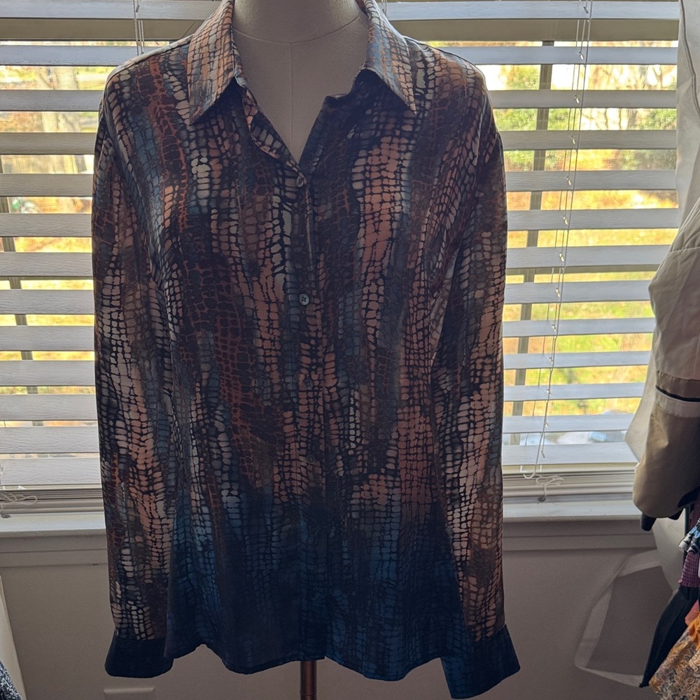 Etcetera pure silk blouse.